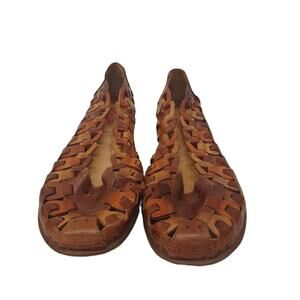 Pikolinos multi color woven leather flat 41 (US 10.5)
